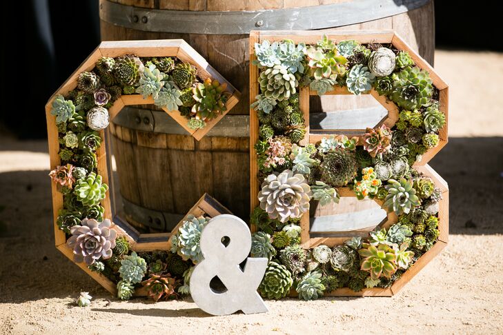 Succulent Monogram Designs