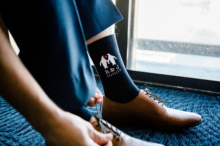 PersonalizedS Socks with Custom Monogram