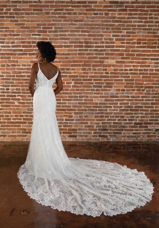 Essense of Australia D3695 Fit-and-Flare Wedding Dress - 7