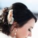 Pink Rose Bridal Hair Accessory
