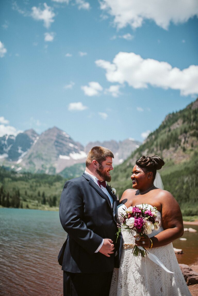 Wedding updo twisted bun