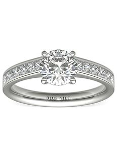 Blue Nile Round Cut Engagement Ring
