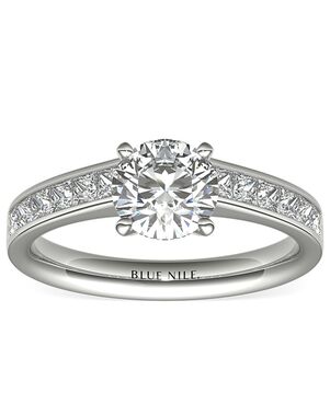 Blue Nile Round Cut Engagement Ring