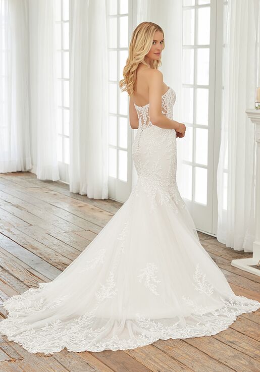 Adrianna Papell Platinum 31243 Mermaid Wedding Dress - 4