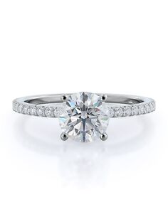 With Clarity Elegant Princess, Asscher, Cushion, Emerald, Pear, Radiant, Round, Oval Cut Engagement Ring