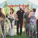 Recessional at Outdoor Lake Nelson, British Columbia Ceremony