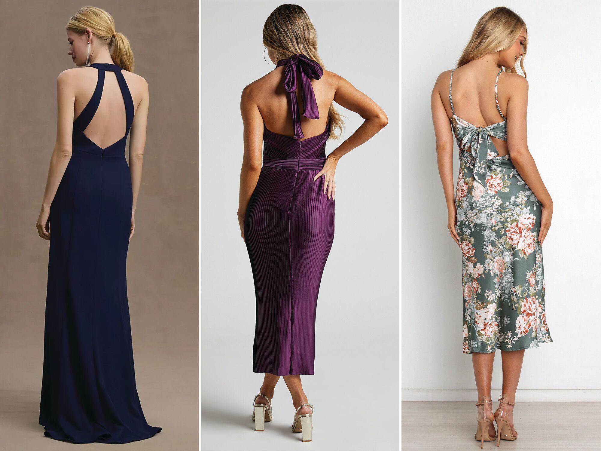 25 Backless Wedding Guest Dresses That Will Stun