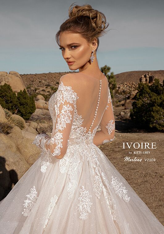 IVOIRE by KITTY CHEN MARLENA,V2104 Ball Gown Wedding Dress - 4