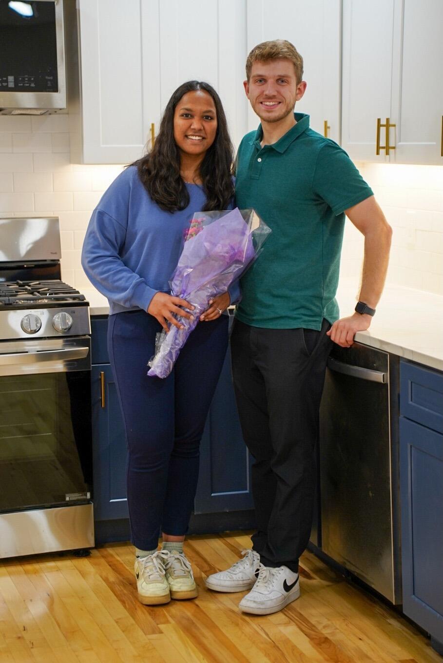 Our first house, a condo in Somerville!