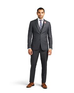 Stitch & Tie Charcoal Stretch Suit Separates Gray Tuxedo