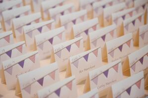 Bunting-Themed Escort Cards