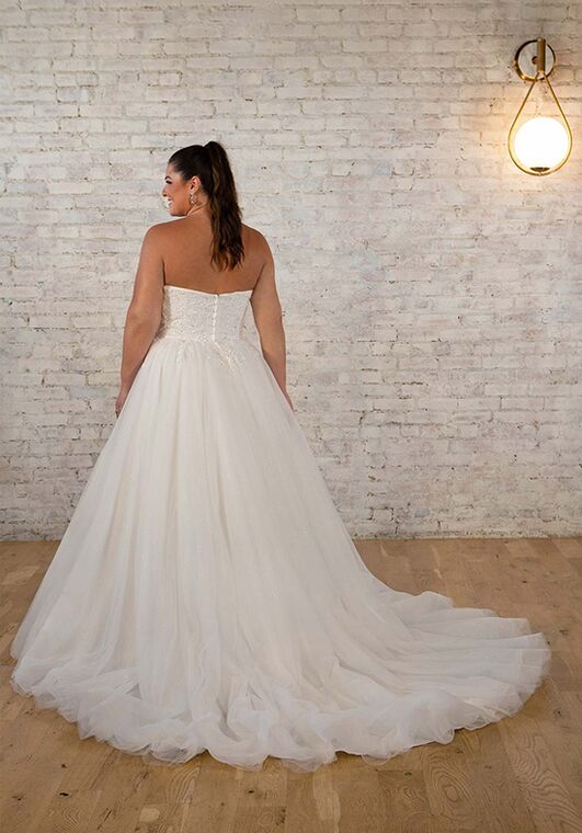 Stella York 7596 plus Ball Gown Wedding Dress - 2