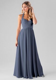 Kennedy Blue Ginger Halter Bridesmaid Dress