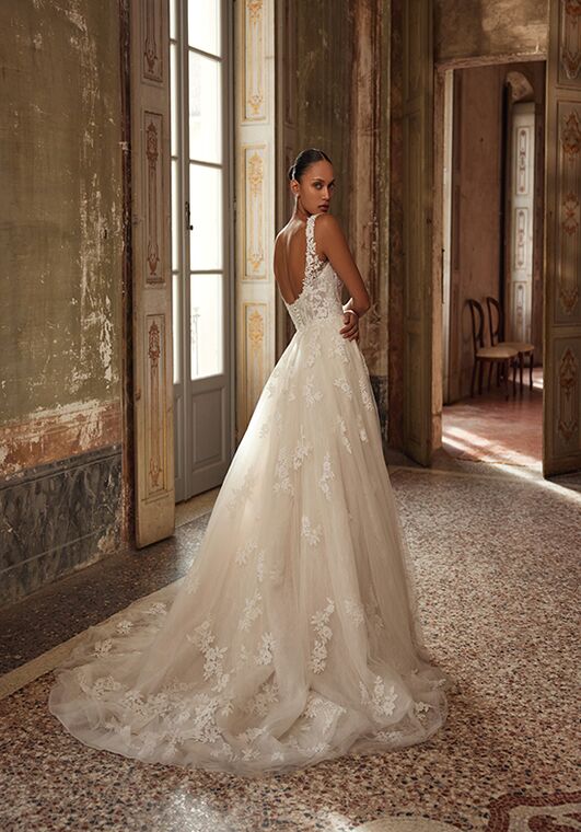 Justin Alexander Kayleigh A-Line Wedding Dress - 4