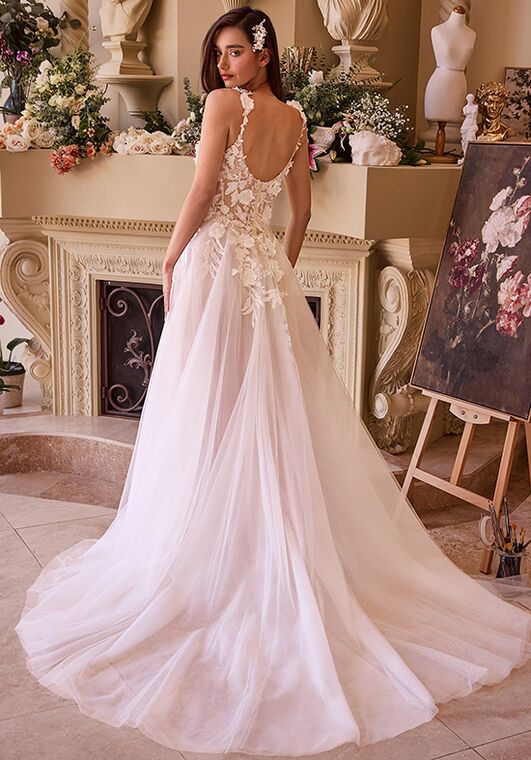 Ladivine CDS498W A-Line Wedding Dress - 3