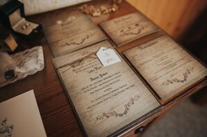 Rustic Invitation Suite for a Winter Destination Wedding