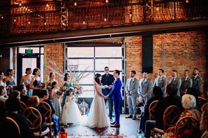 Modern and Industrial Ceremony at The Cookery in Durham, North Carolina