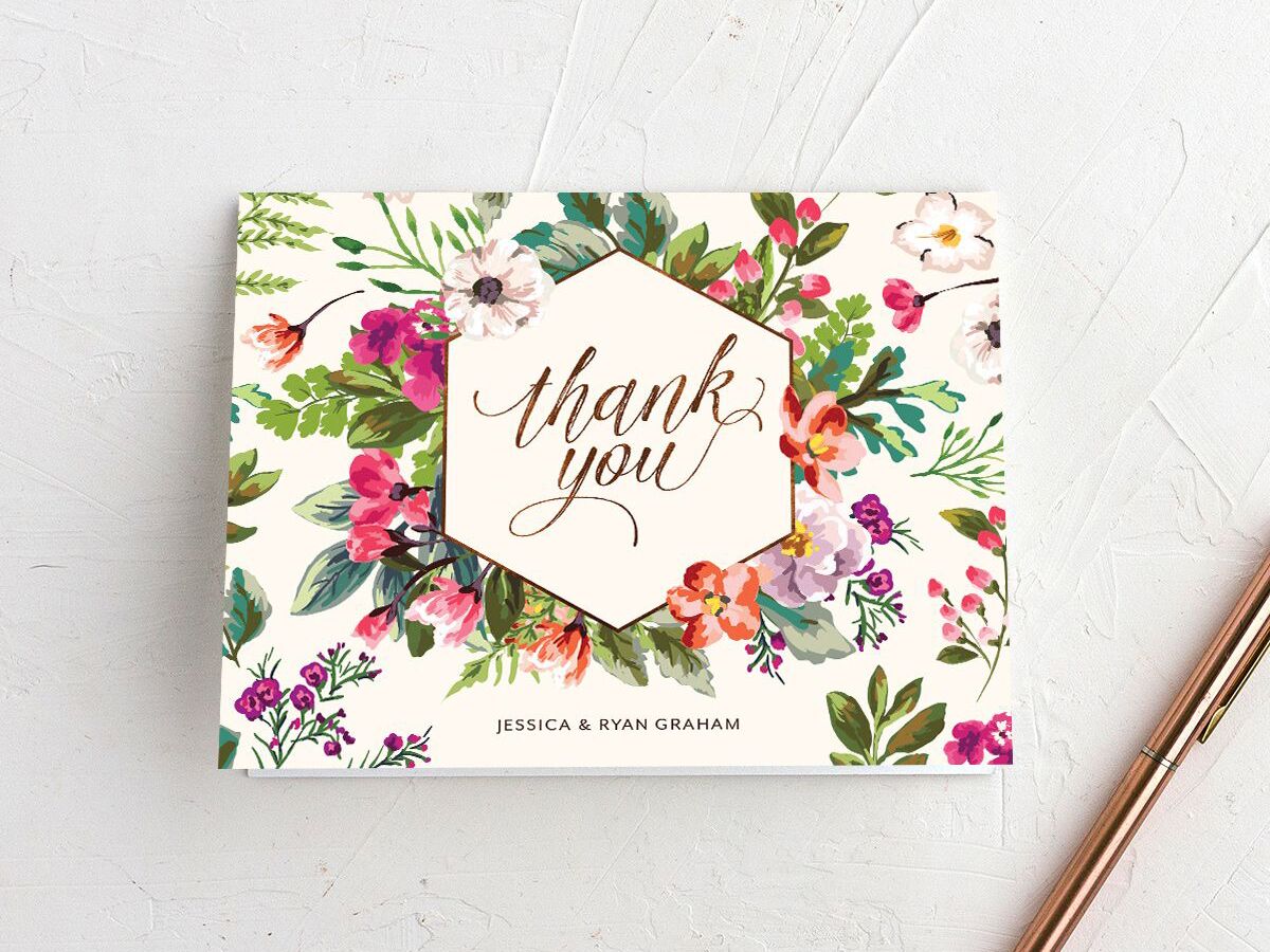 Details about   "Thank You for Bridal Shower Gift" Cards & Envelopes Floral Design 10 Pack 