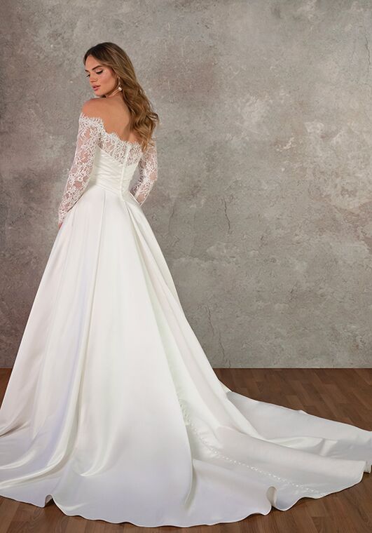 Essense of Australia D4457 A-Line Wedding Dress - 7