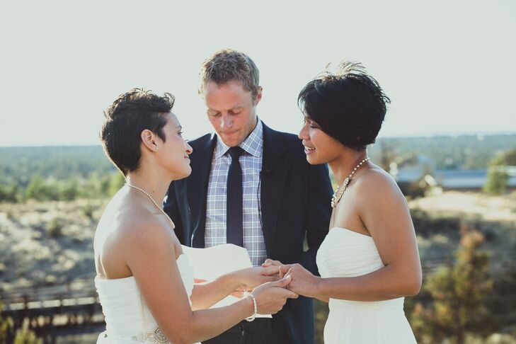 Officiant Marrying Jackie and Sarah