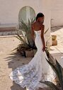 Lillian West 66383 Fit-and-Flare Wedding Dress - thumbnail - 6