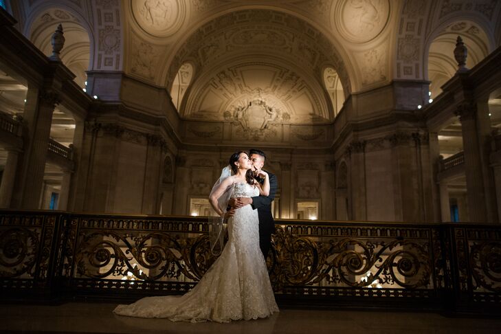 Kathy Lee (29 and a service representative) and Jonathan Polido (30 and a design associate) met at a wedding where they had not only both been in the 