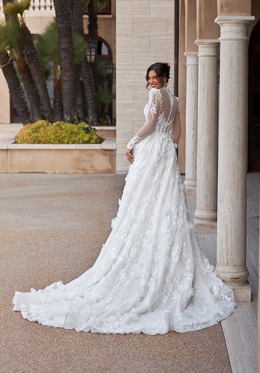 Val Stefani Peridot Ball Gown Wedding Dress - 2