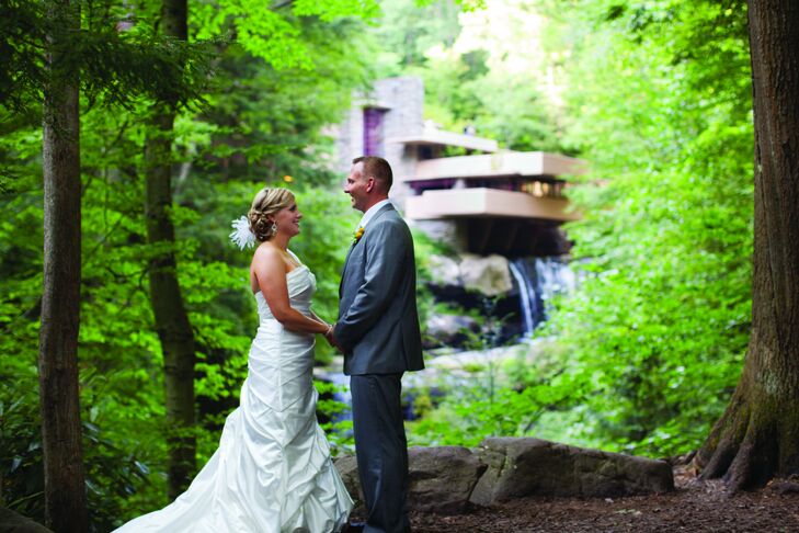 The Bride Amy Steich, 32, a librarian  The Groom Eric Witt, 32, a principal  The Date July 30  Because Amy and Eric are both in education, they chose 