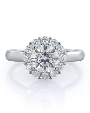 With Clarity Classic Round Cut Engagement Ring