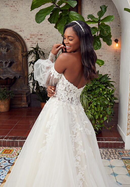 Beloved by Casablanca Bridal BL352 Dayna A-Line Wedding Dress - 4