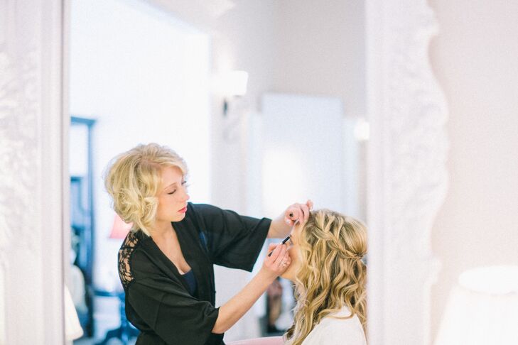 Bride Getting Ready