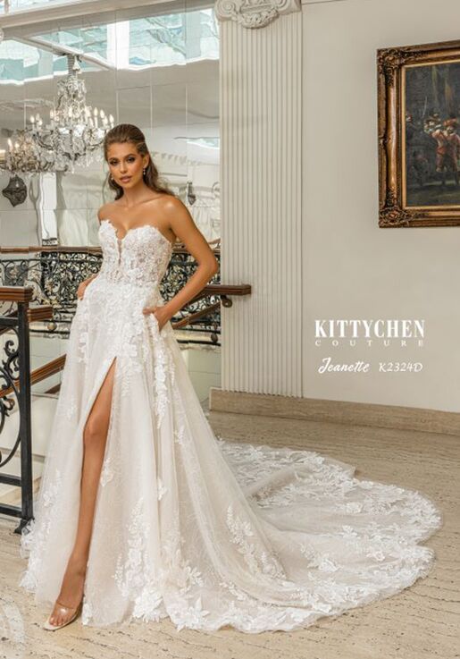 KITTYCHEN Couture JEANETTE GWEN, K2324 A-Line Wedding Dress - 7