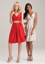 Allure Bridesmaids 1300 V-Neck Bridesmaid Dress - thumbnail - 1