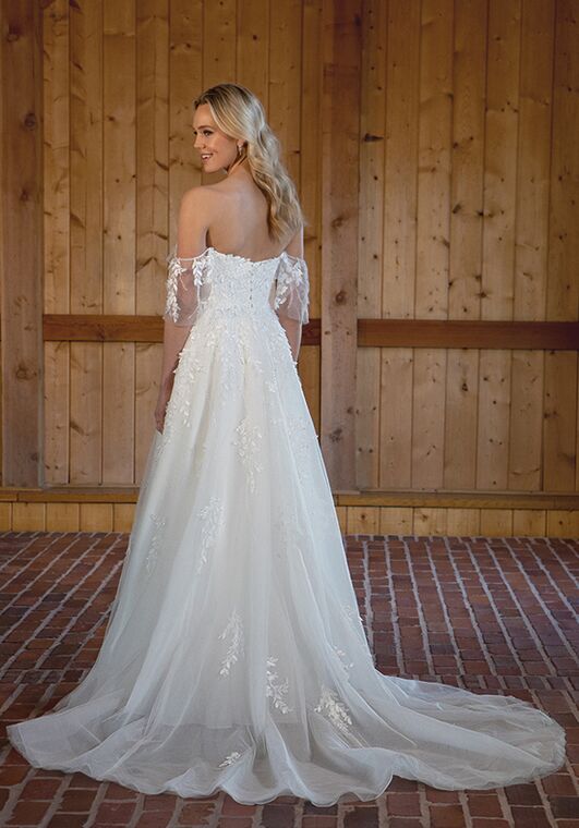 Essense of Australia D3529 A-Line Wedding Dress - 7