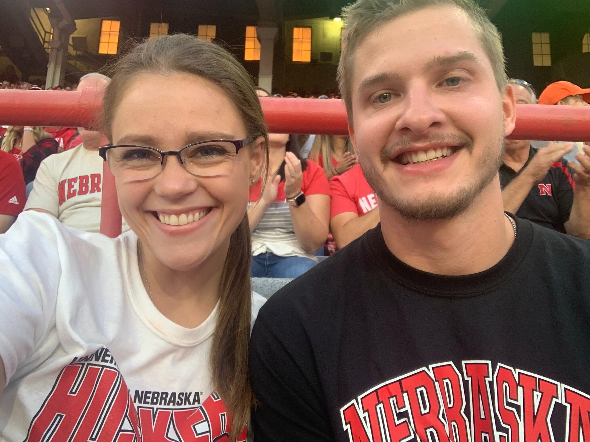 One of many trips to see the Huskers play 