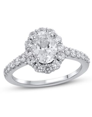 Kay Jewelers Elegant Oval Cut Engagement Ring