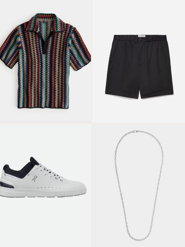 Mens tulum vacation outfit idea