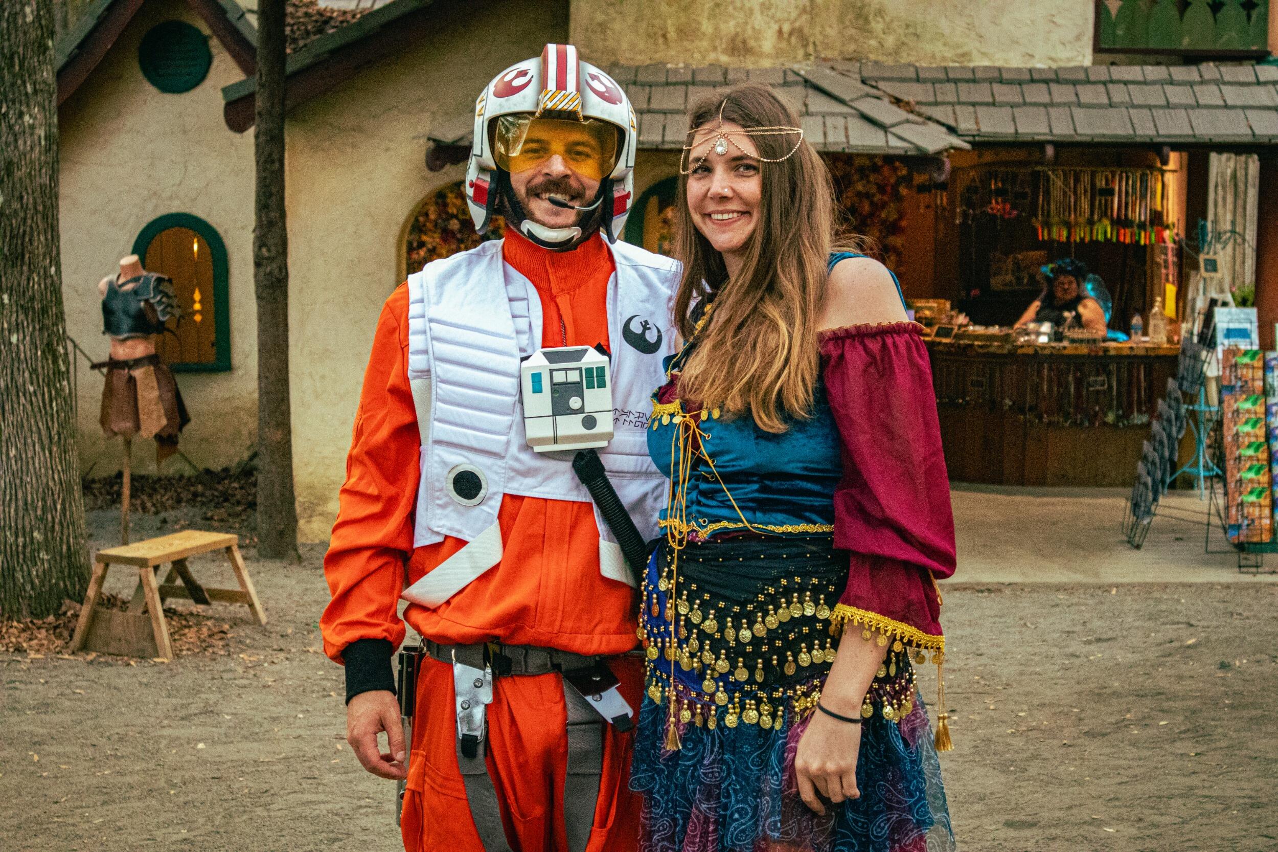Our first Renaissance Festival together 🐲