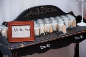 Homemade Candle Favors