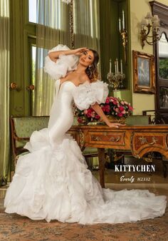 KITTYCHEN EVERLY, H2332 Mermaid and Trumpet Wedding Dress