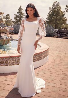 Beloved by Casablanca Bridal BL441 Fit-and-Flare Wedding Dress