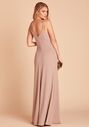 Birdy Grey Jay Crepe Dress in Taupe V-Neck Bridesmaid Dress - thumbnail - 3