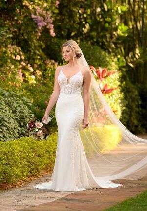 Essense of Australia D3063 Mermaid Wedding Dress