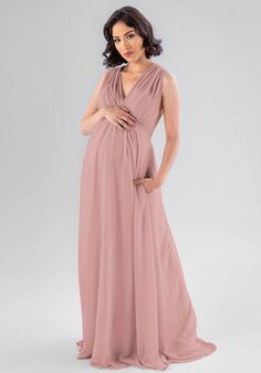 Kennedy Blue Misty V-Neck Bridesmaid Dress