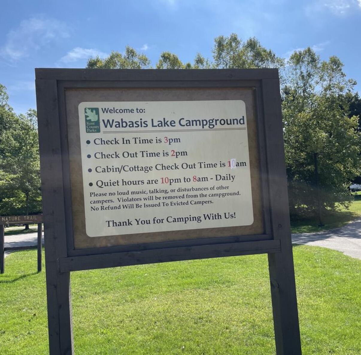 Picture of Wabasis Lake Campground