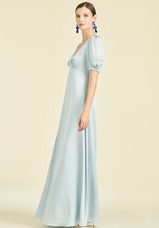 Sachin & Babi Alli Gown - Ice Blue V-Neck Bridesmaid Dress - 4