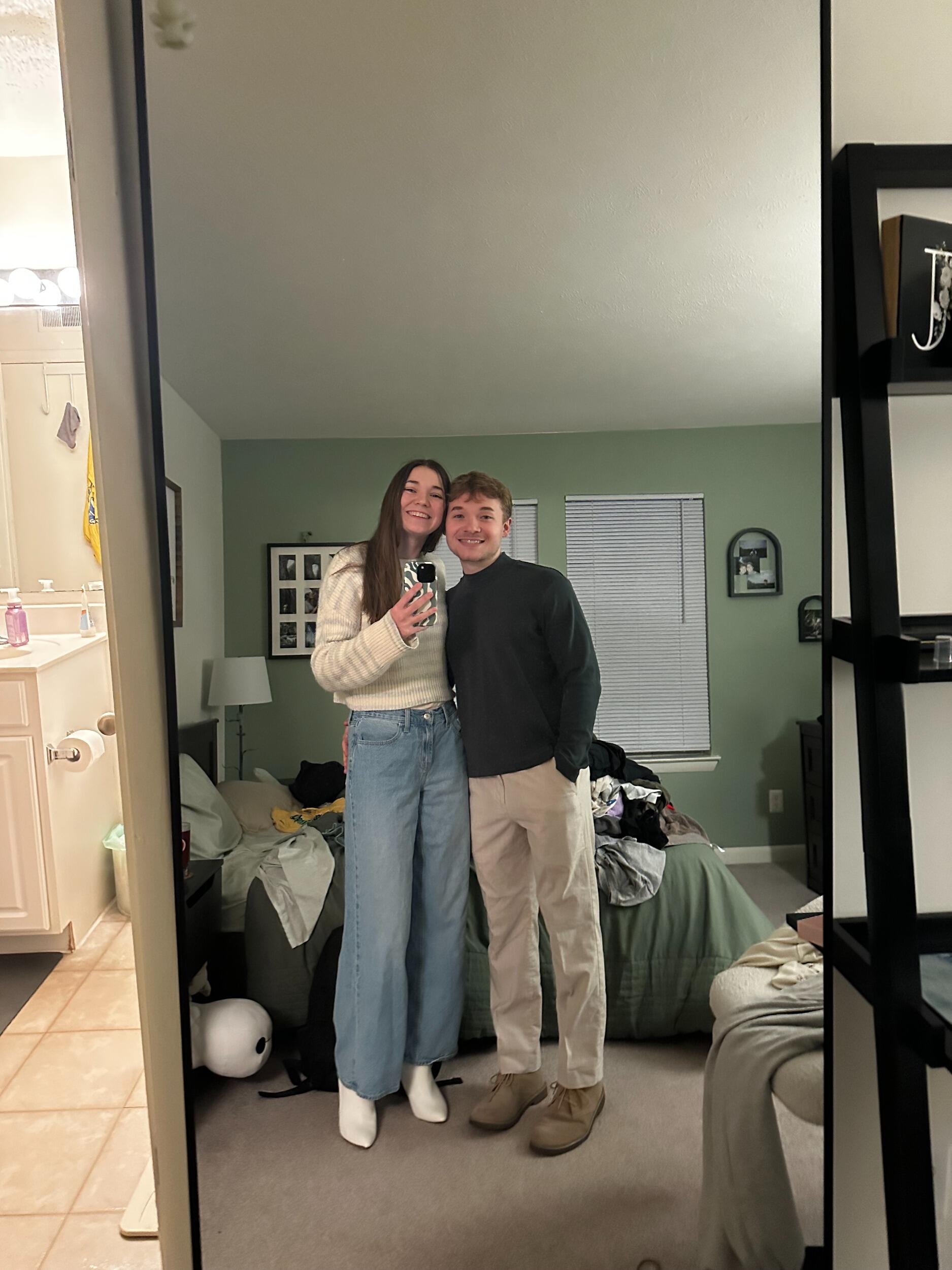 Our tenth anniversary! ft. our now very lived in apartment :)
