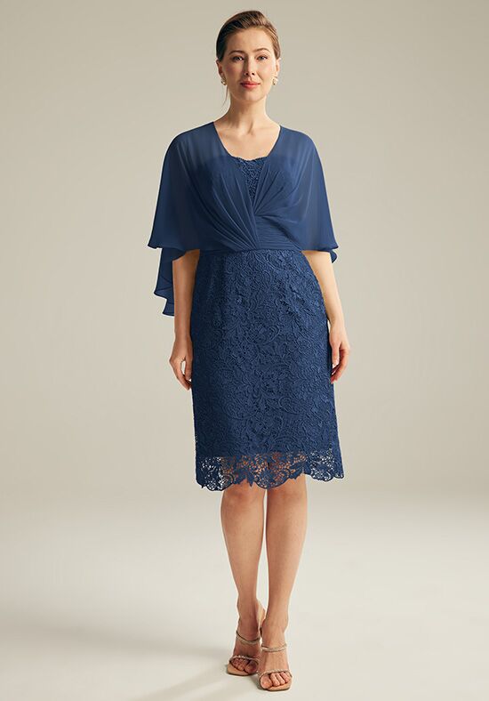 AW Bridal AW Lynda Dress Blue Mother Of The Bride Dress - 1