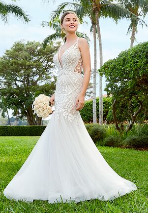 Adrianna Papell Platinum 31176 Mermaid Wedding Dress