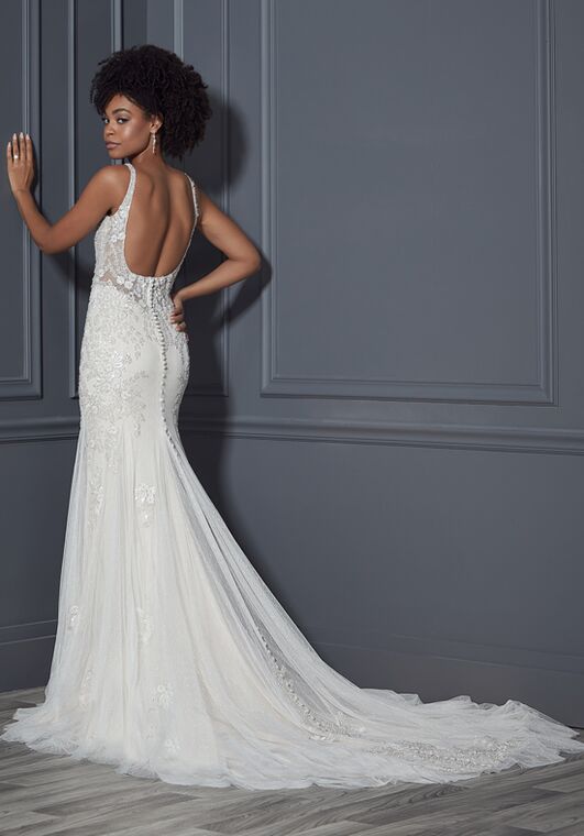 Christina Wu 15815 Trumpet Wedding Dress - 4